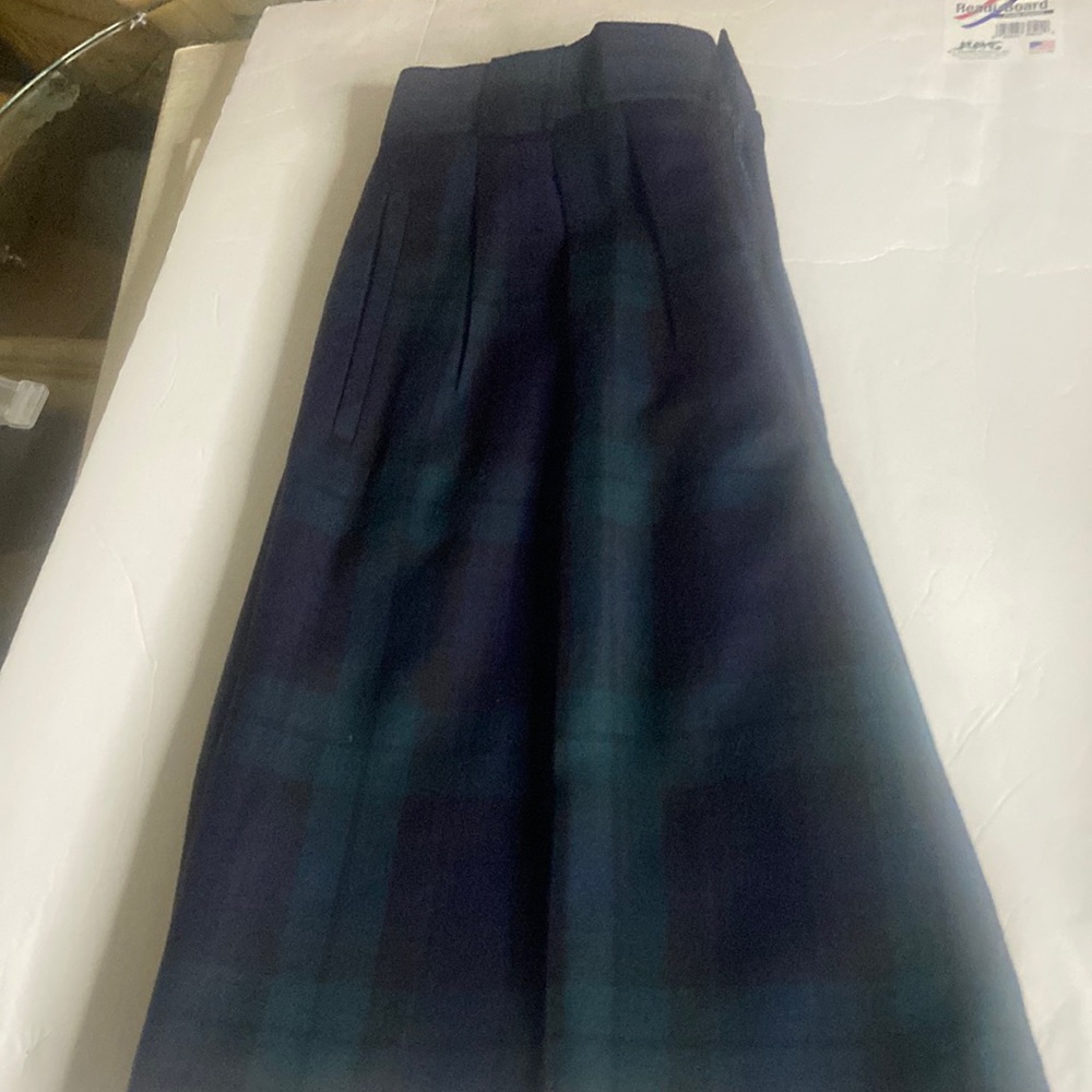 Giorgio Saint Angelo 100 percent pure wool plaid shorts